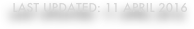 Last Updated: 11 April 2016